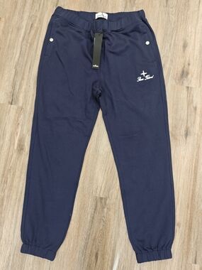 Stone Island Navy Blue Jogger Sweatpants